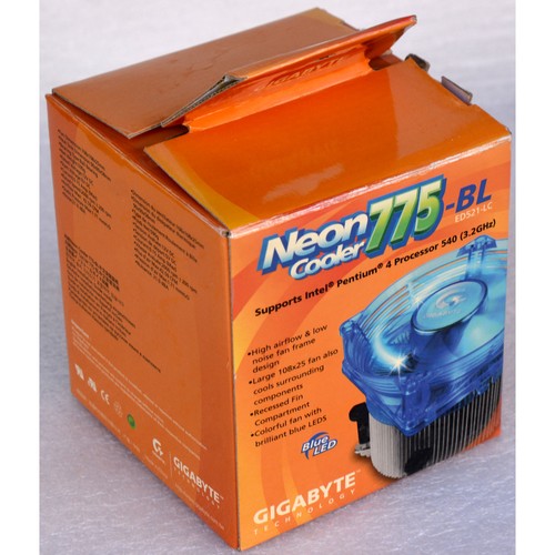 Grosser gigabyte neon 775 - gigabyte, 775-bl